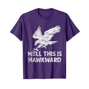 Well This Is Hawkward Hawk Bird TShirt